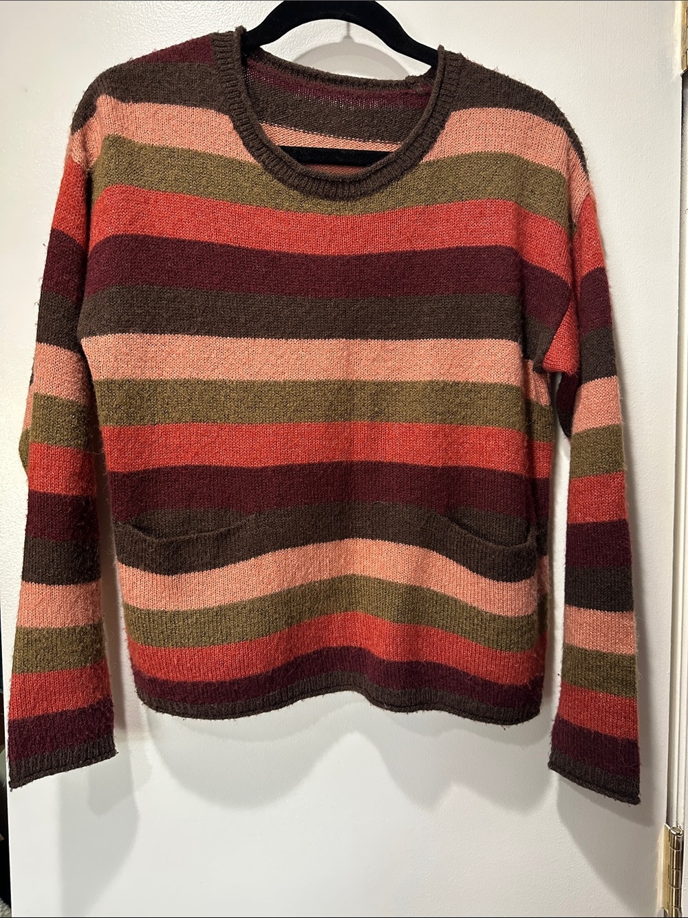 Madewell Rolled Neck Striped Sweater